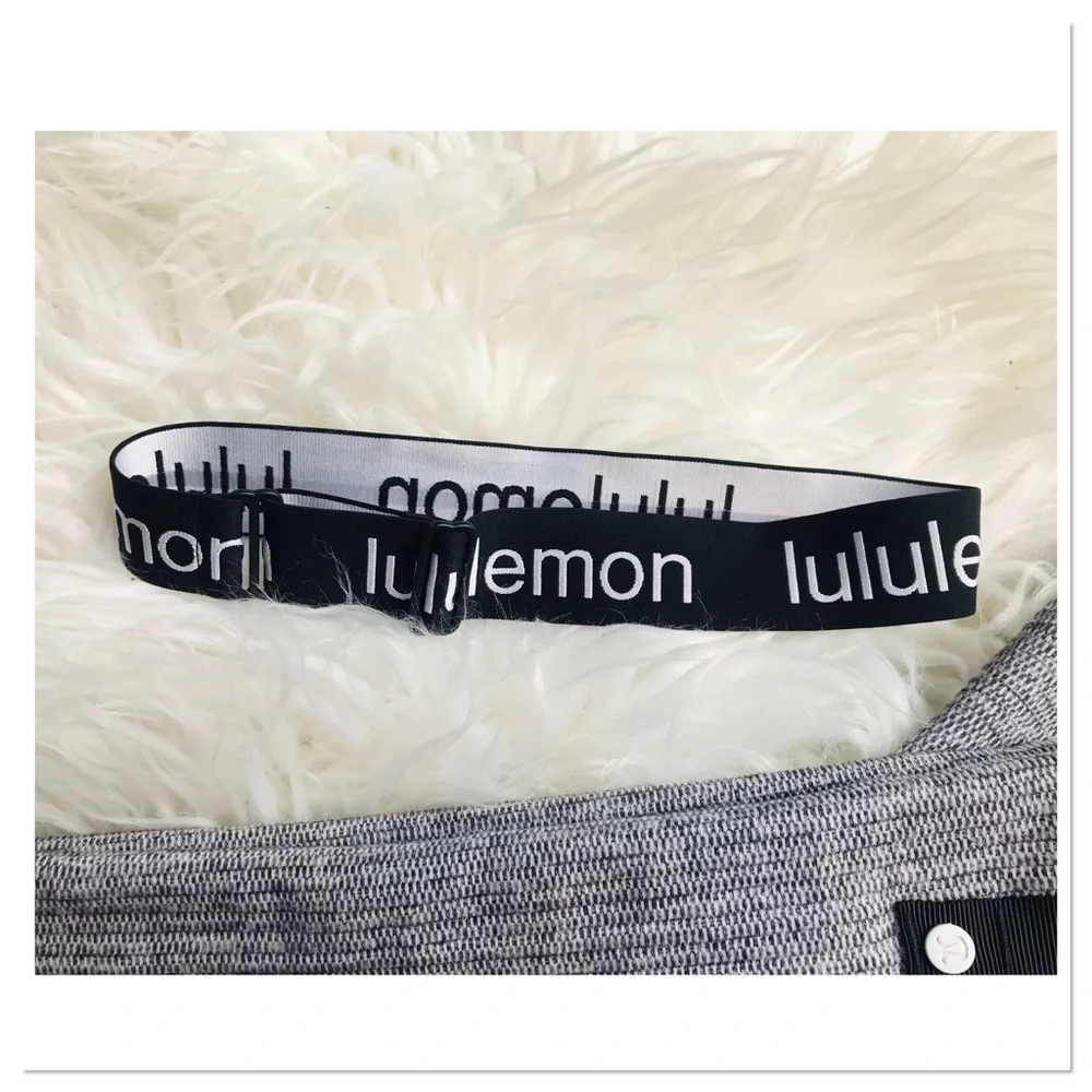 Lululemon Vinyasa Scarf Hold Your Own Headband Black White One Size